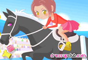horse riding girl game