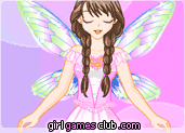 pink fairy dress up game