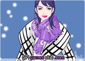 winter girl dress up game